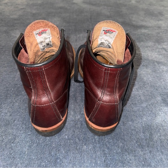 Red Wing 9011 Beckman Burgundy Featherstone (Black Cherry) Size 10.5 D USA Made - Picture 4 of 8
